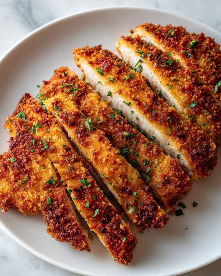 Parmesan Chicken with Tangy Lemon Sauce Recipe