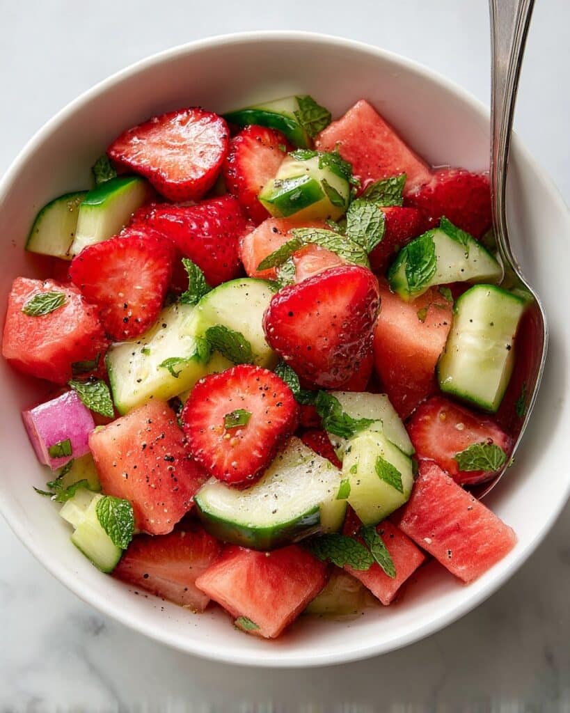 Strawberry Salad with Goat Cheese, Pecan, and Balsamic Vinaigrette Recipe
