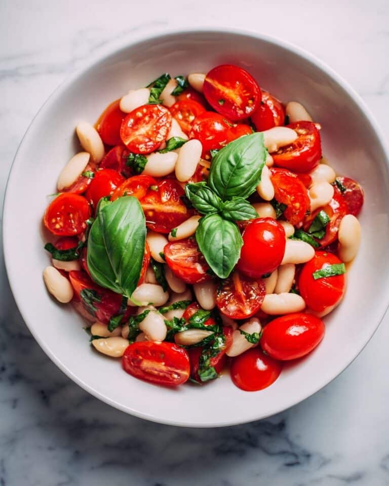 Speedy Tomato + Herby Bean Salad Recipe