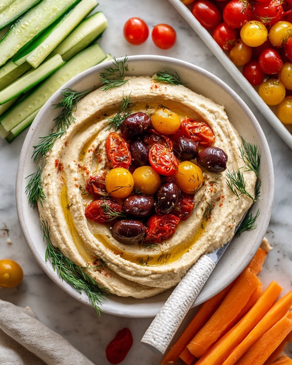 Savory Whipped Cottage Cheese and Tomato Bowl Recipe