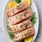 Baked Salmon with Garlic, Lemon, and Herbs Recipe