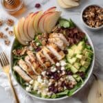 Chicken Pear Salad with Walnuts and Feta Recipe