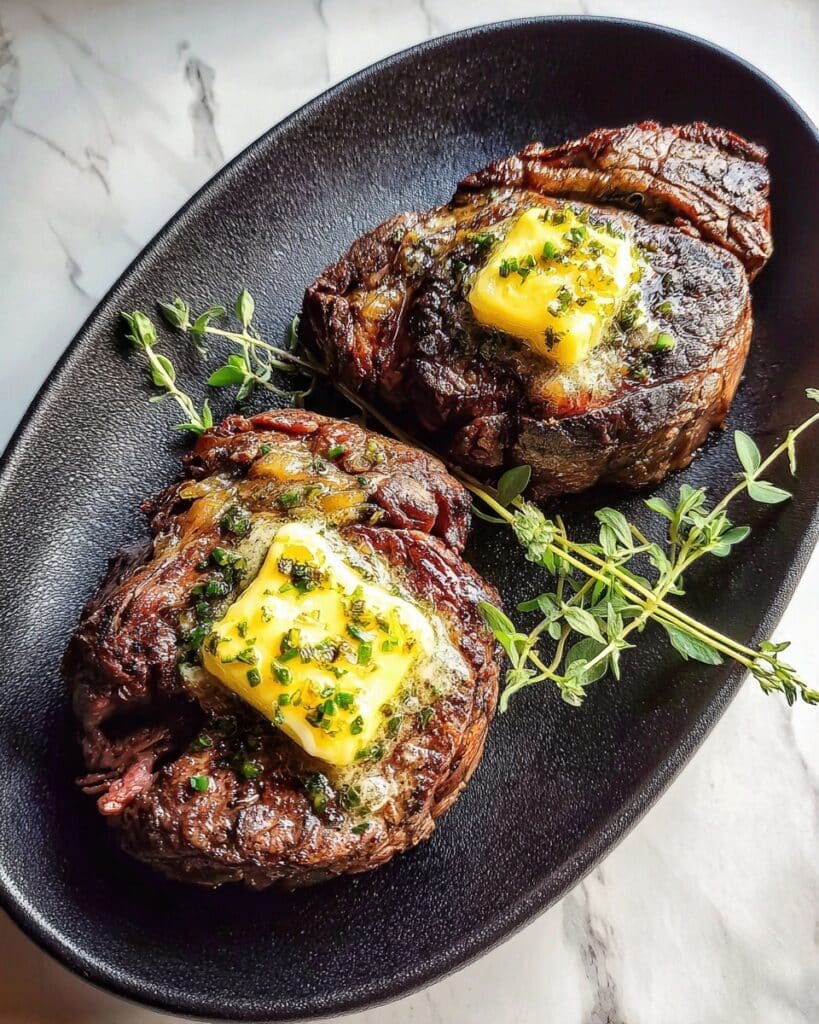 Garlic Butter Rosemary Grilled Steak Recipe