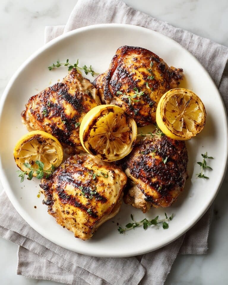 Grilled Lemon Herb Chicken with Garden Vegetables Recipe