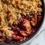 Campfire Peach and Berry Crisp Recipe
