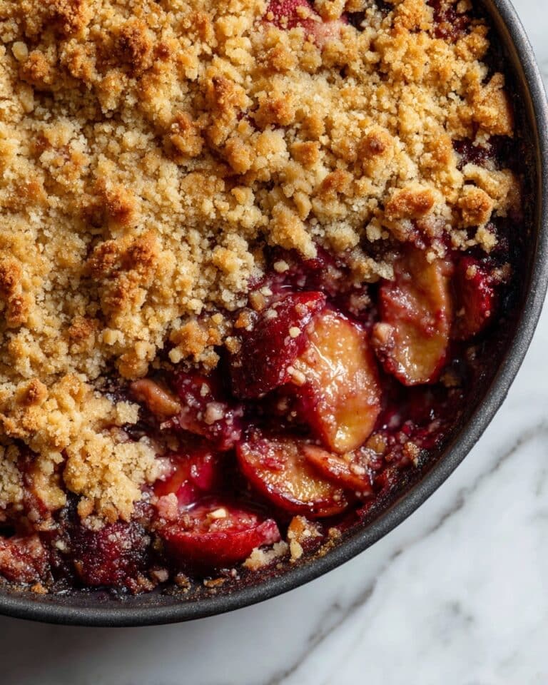 Campfire Peach and Berry Crisp Recipe