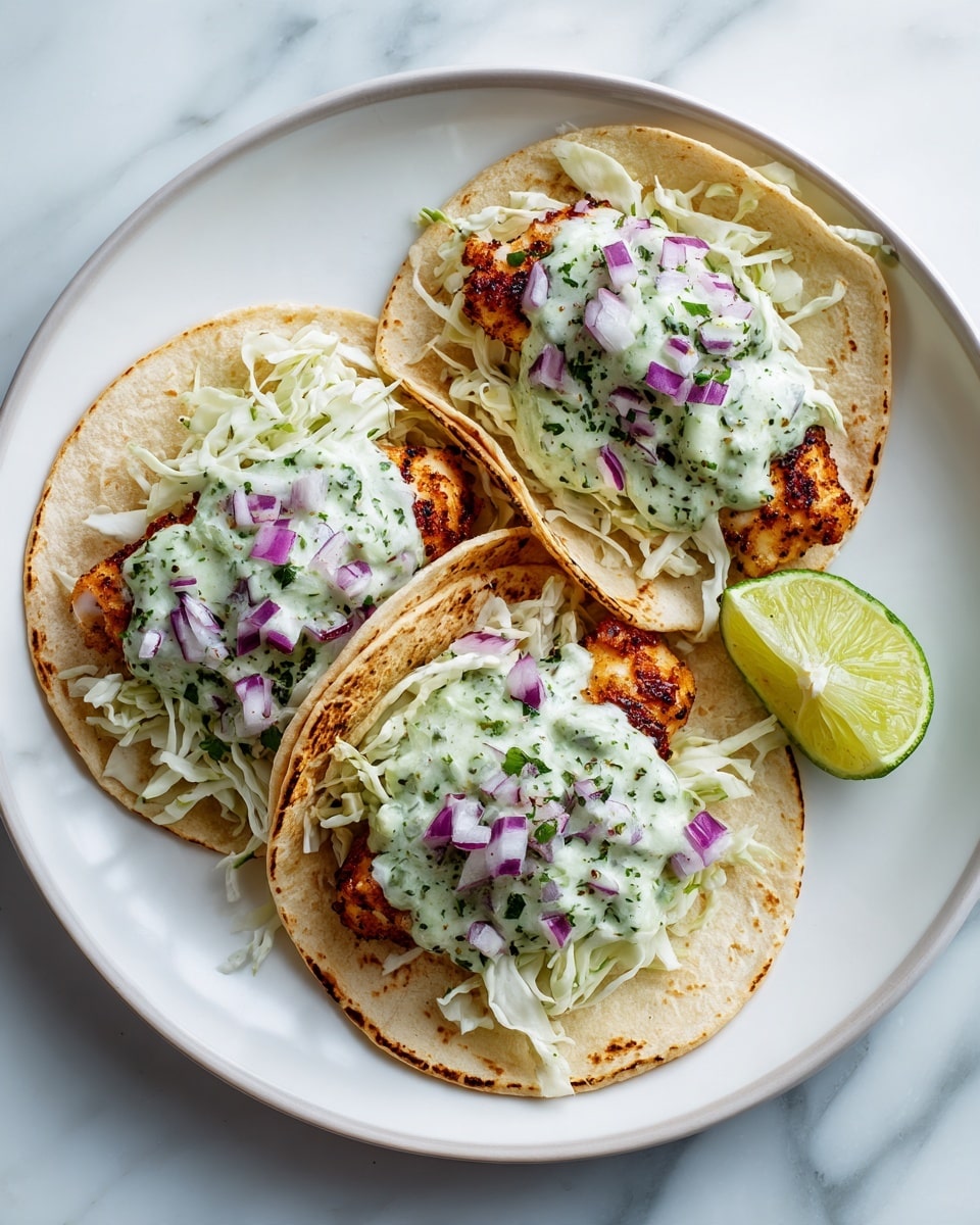 Smoky Grilled Fish Tacos with Cilantro Lime Slaw Recipe