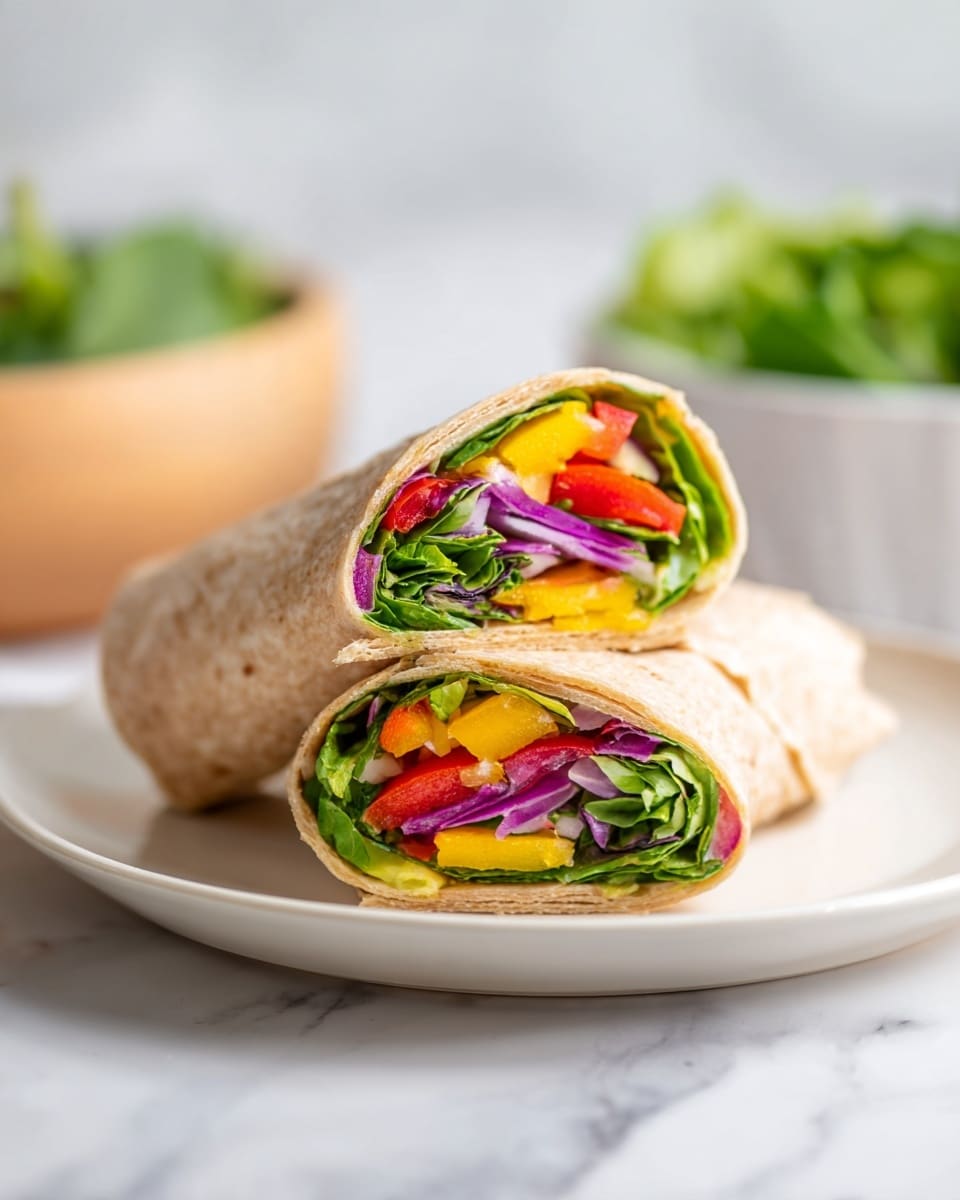 Grilled Veggie and Hummus Wraps Recipe