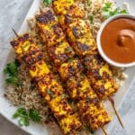 Grilled Pineapple and Tofu Kebabs Recipe