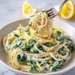 Easy Lemon Ricotta Pasta with Spinach Recipe