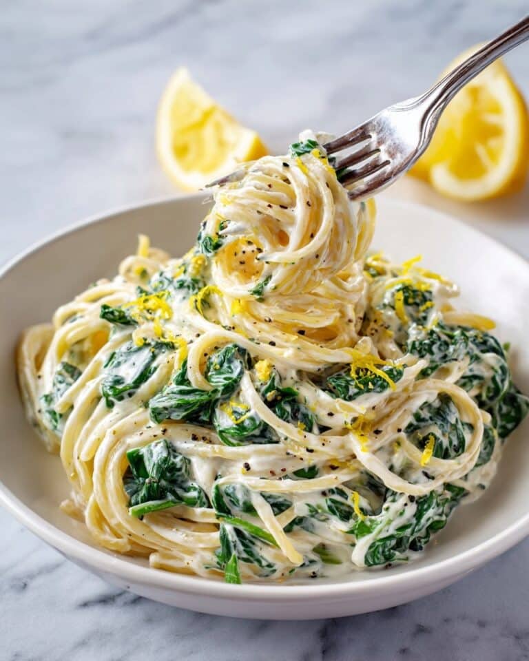 Easy Lemon Ricotta Pasta with Spinach Recipe