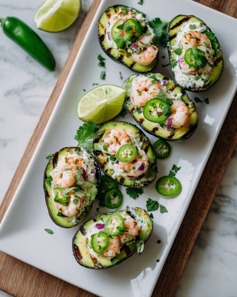 Grilled Avocado with Veggie Ceviche Recipe
