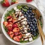 Triple Berry Chickpea Crunch Salad Recipe