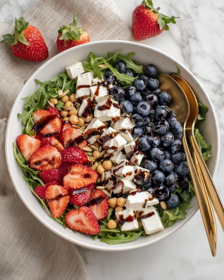 Triple Berry Chickpea Crunch Salad Recipe
