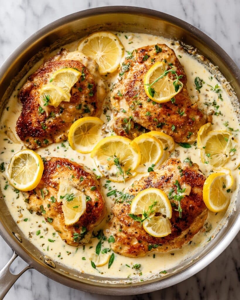 Creamy Lemon Chicken Recipe