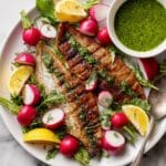 Grilled Barramundi with Radishes Recipe
