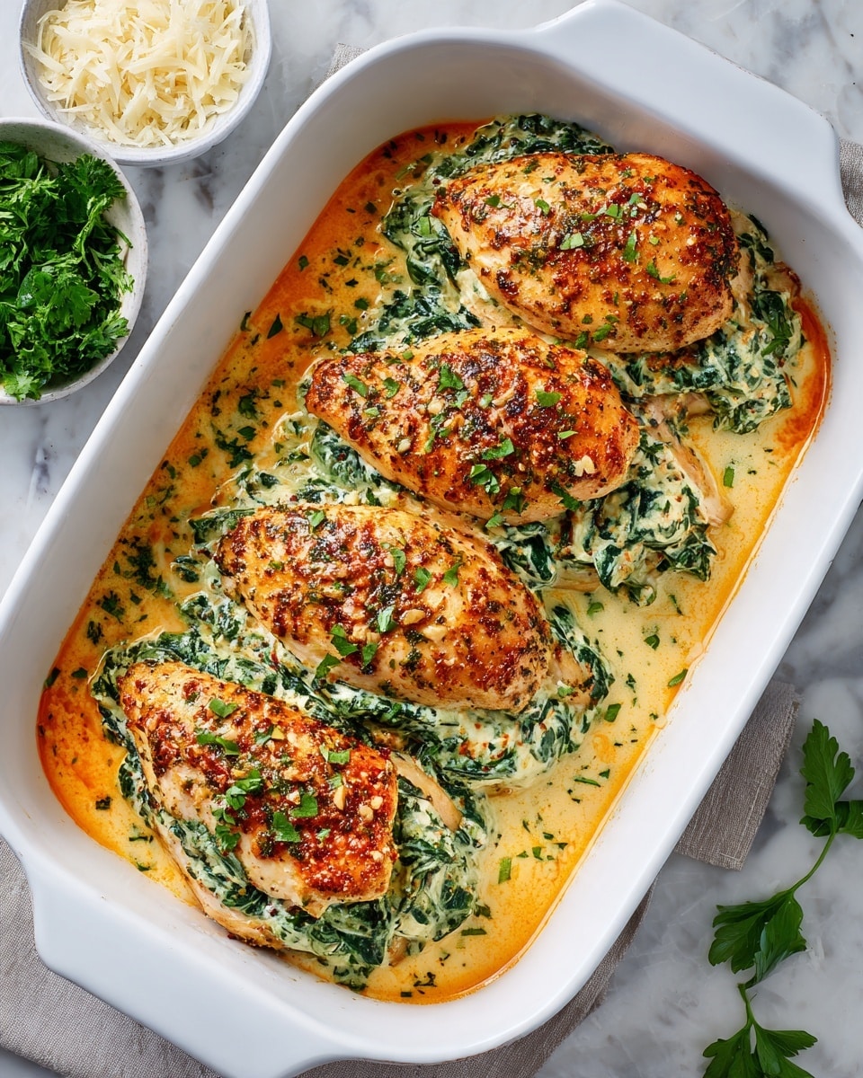 Spinach Stuffed Chicken Breast Recipe
