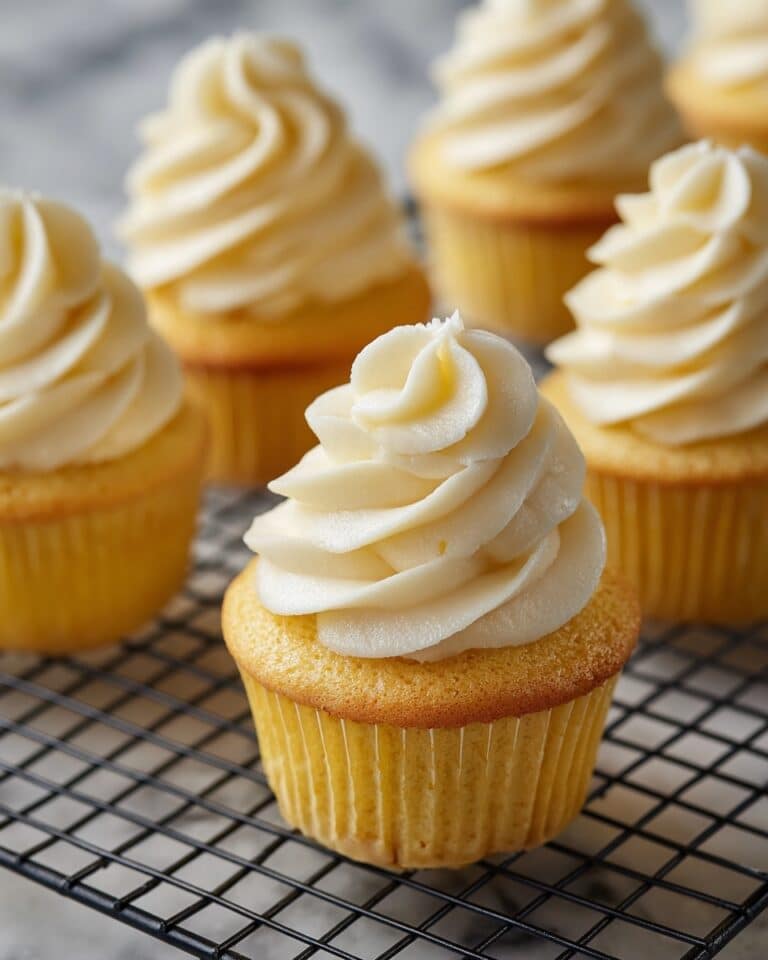 Lemon Vanilla Cupcakes Recipe
