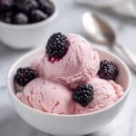 White Chocolate Blackberry Ice Cream Recipe