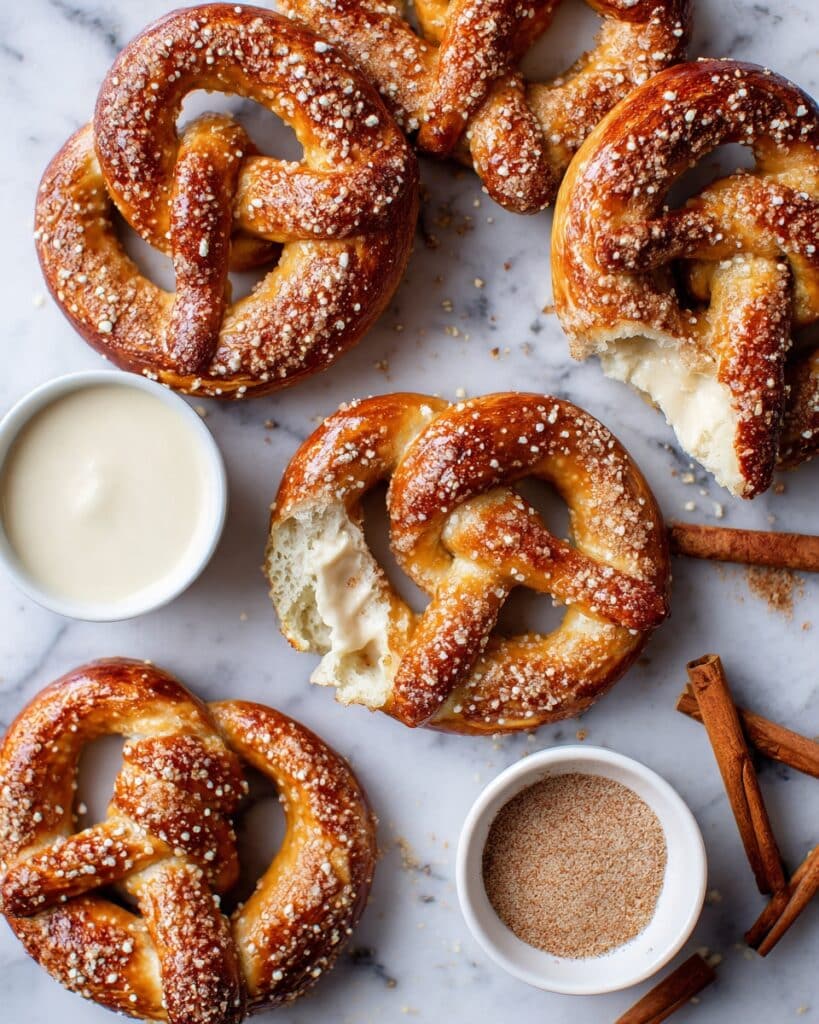 Oven-Baked Cinnamon Pretzels Recipe
