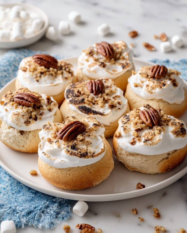 Sweet Potato Bites with Marshmallows and Pecans Recipe