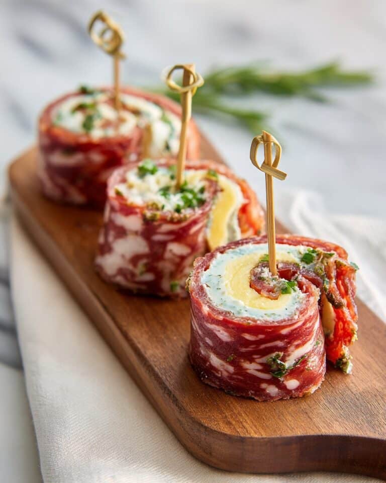 Salami Pinwheels Recipe
