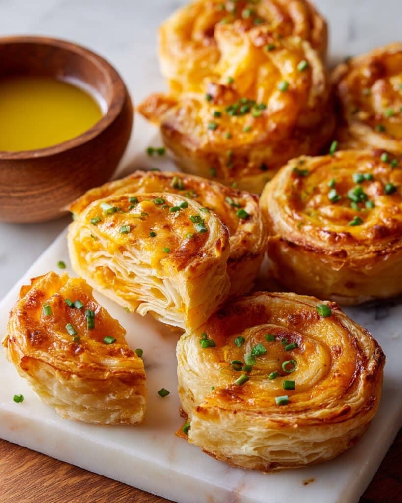 Cheesy Garlic Cruffin Recipe