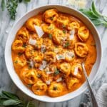 Creamy Pumpkin Tortellini Pasta Recipe