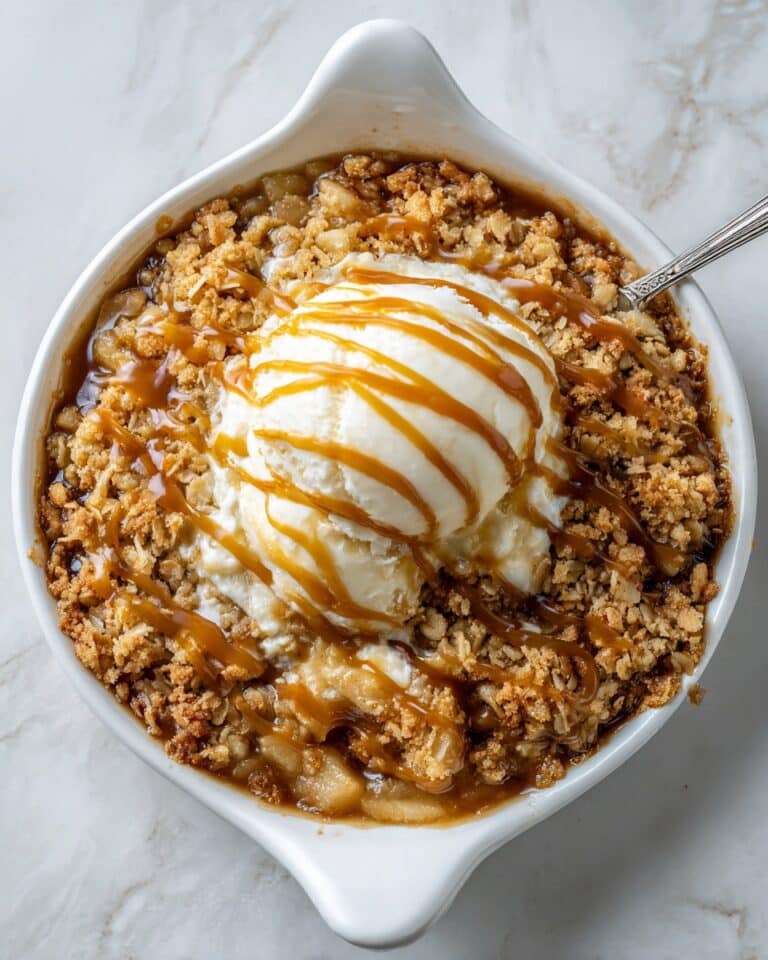 Warm Apple Crisp with Oat Topping Recipe