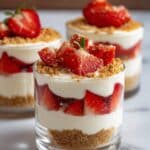 Strawberry Cheesecake Parfait Cups Recipe
