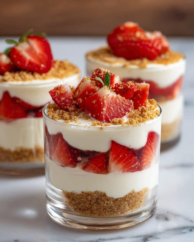 Strawberry Cheesecake Parfait Cups Recipe