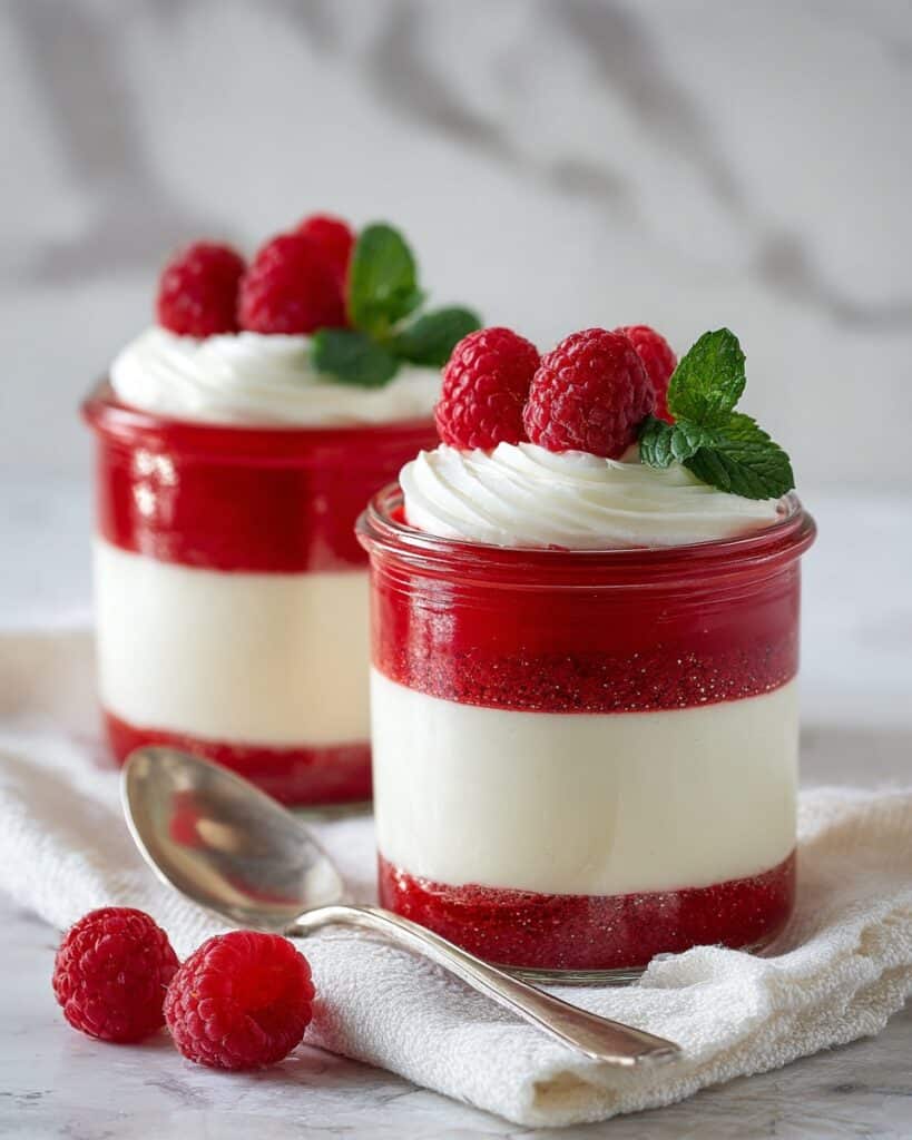 Raspberry White Chocolate Mousse Cups Recipe