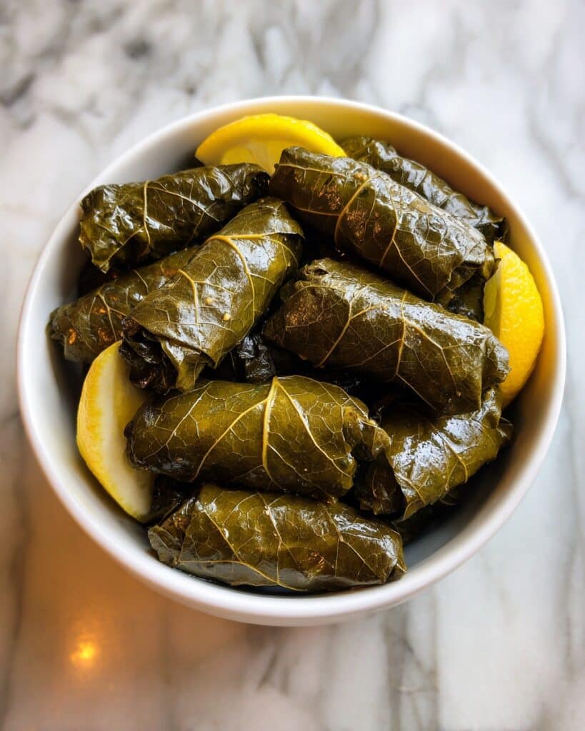 Slow Cooker Stuffed Grape Leaves Recipe