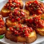 Tomato Basil Bruschetta Recipe