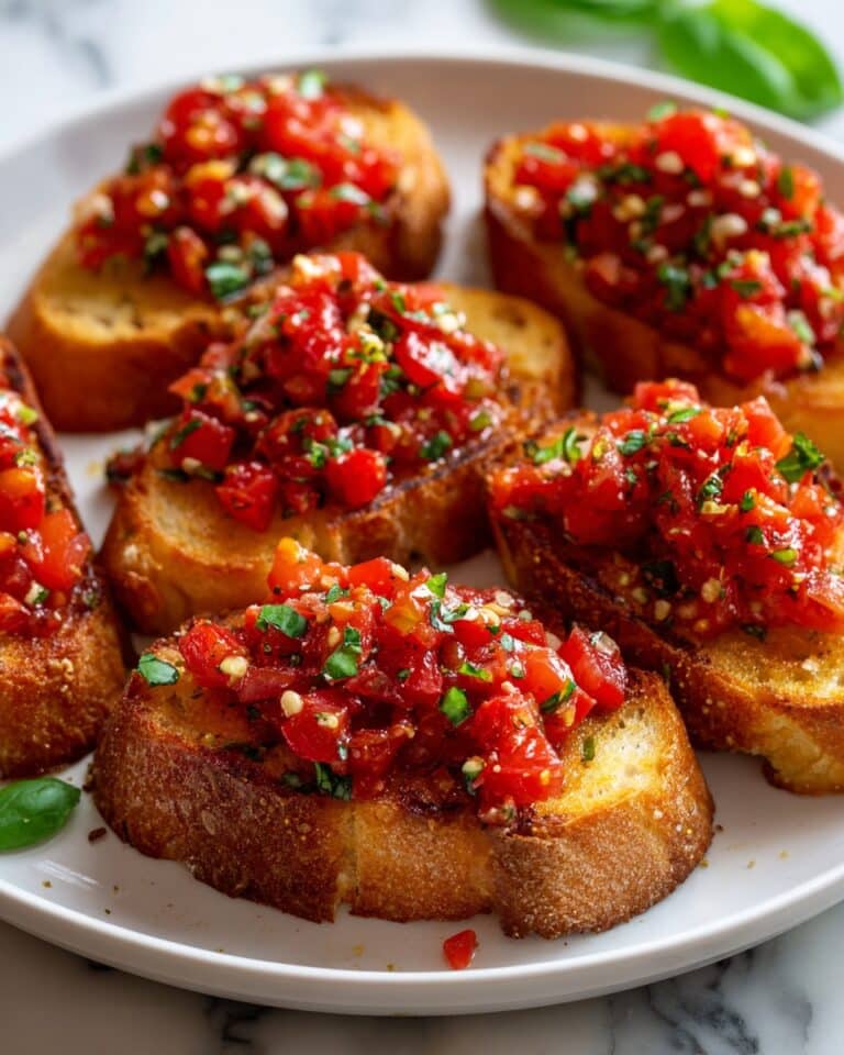 Tomato Basil Bruschetta Recipe