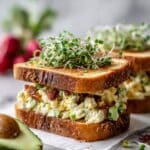 Avocado Toast with Radish and Microgreens Recipe