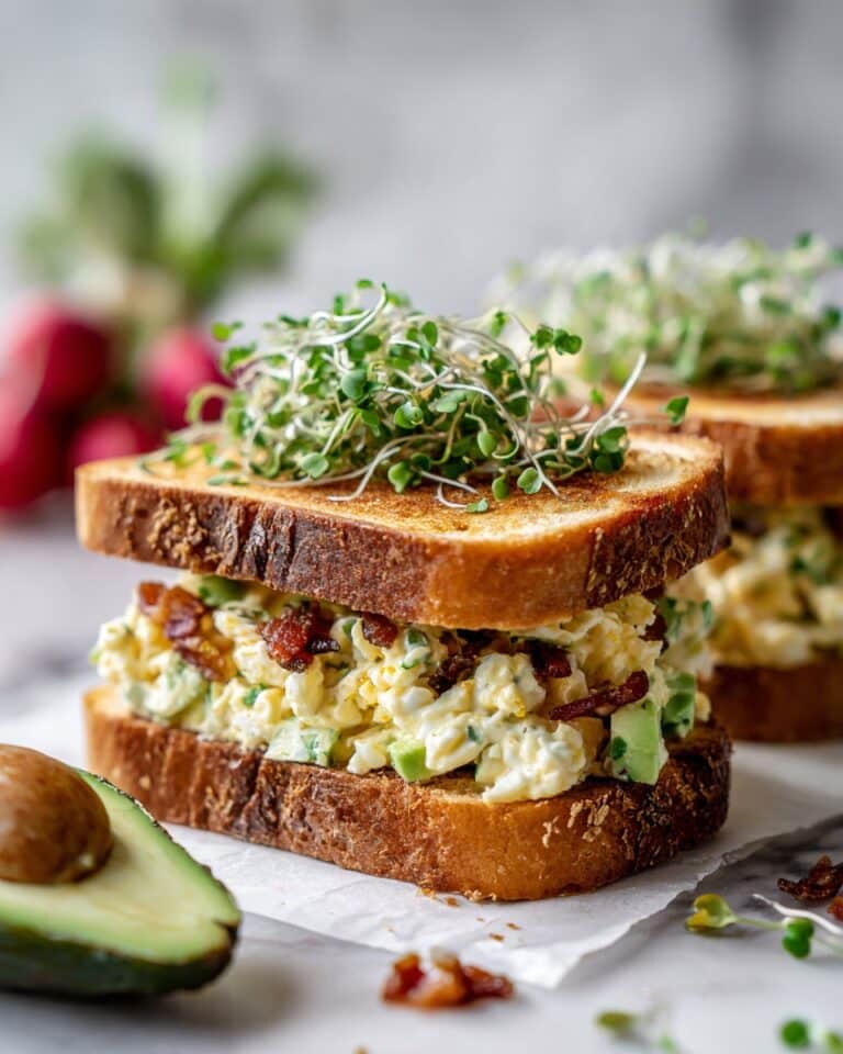 Avocado Toast with Radish and Microgreens Recipe