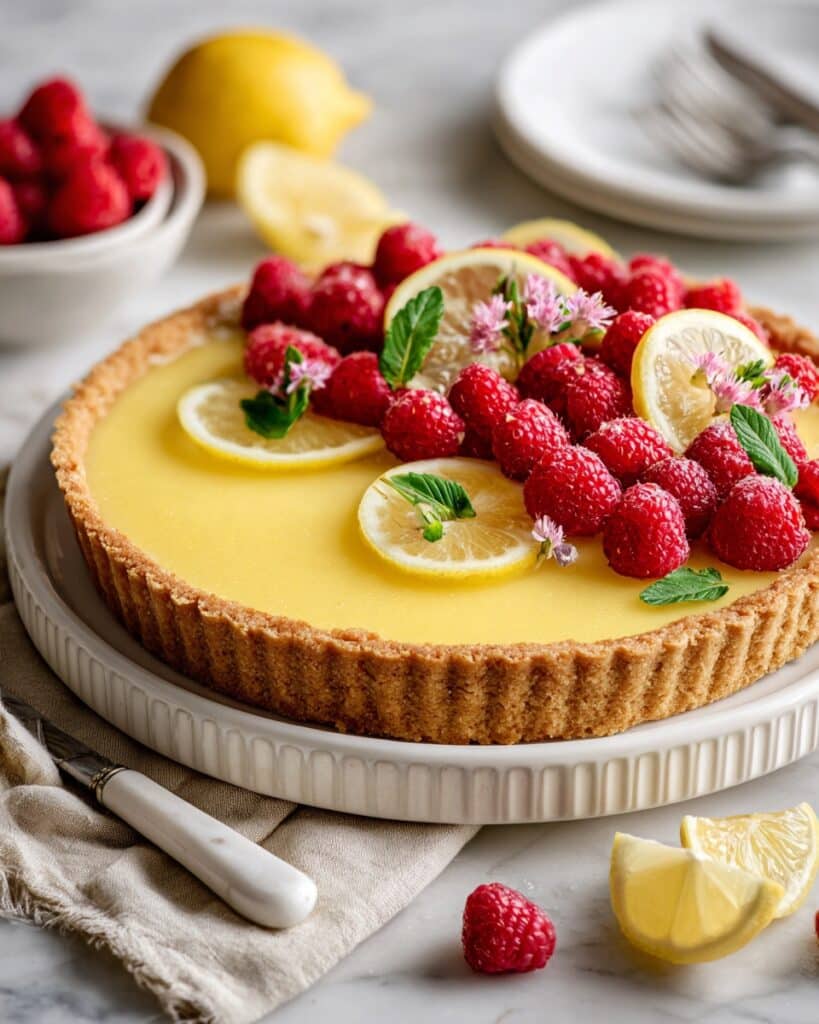 Lemon Raspberry Tart Recipe