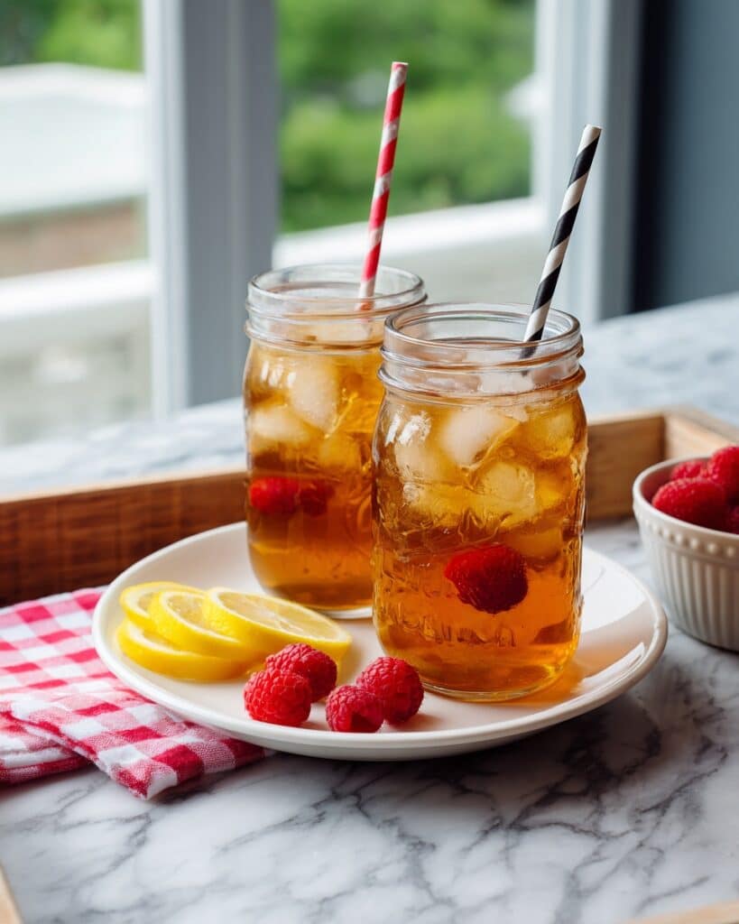 Iced Green Tea with Honey and Lemon Recipe