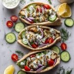 Crockpot Greek Chicken Gyros Recipe