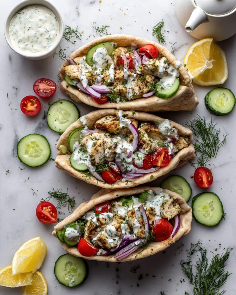 Crockpot Greek Chicken Gyros Recipe