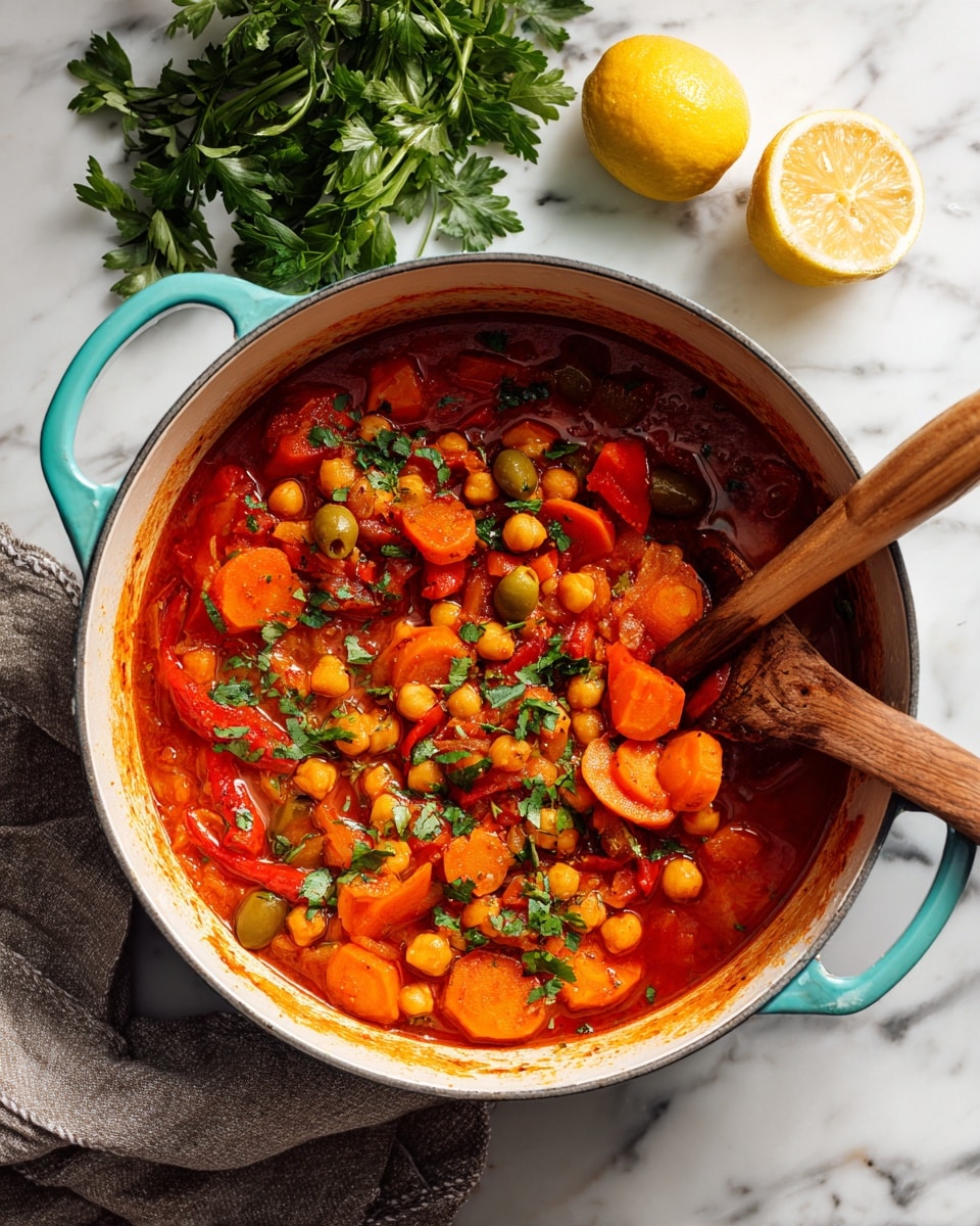 Mediterranean Chickpea & Tomato Tagine Recipe